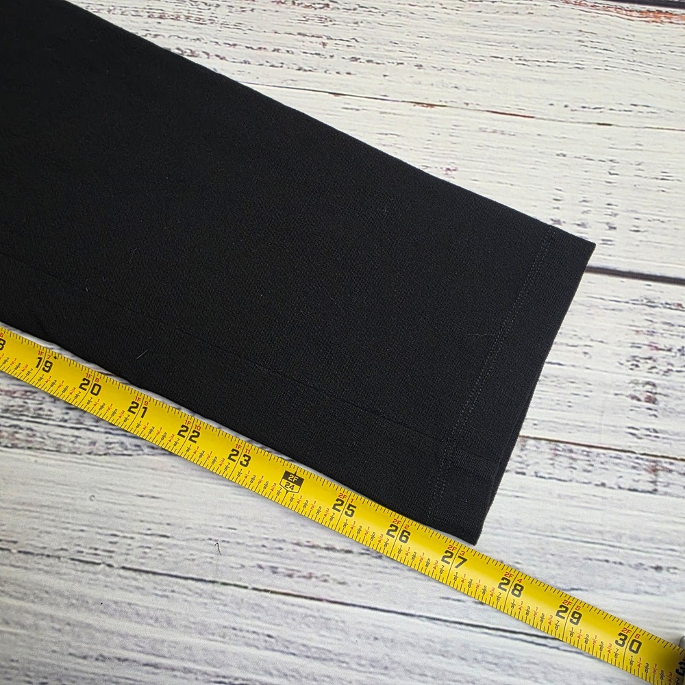 Eileen Fisher Womens XS Black Viscose Nylon Spandex Slim Ankle Crepe Stretch - Picture 9 of 9